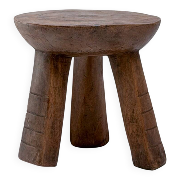 Tabouret Senoufo en bois (Burkina Faso)