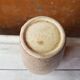 Former ceramic vase marron beige vintage 70s