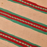2x10 Red & Green Kilim Runner Rug, 79x323Cm