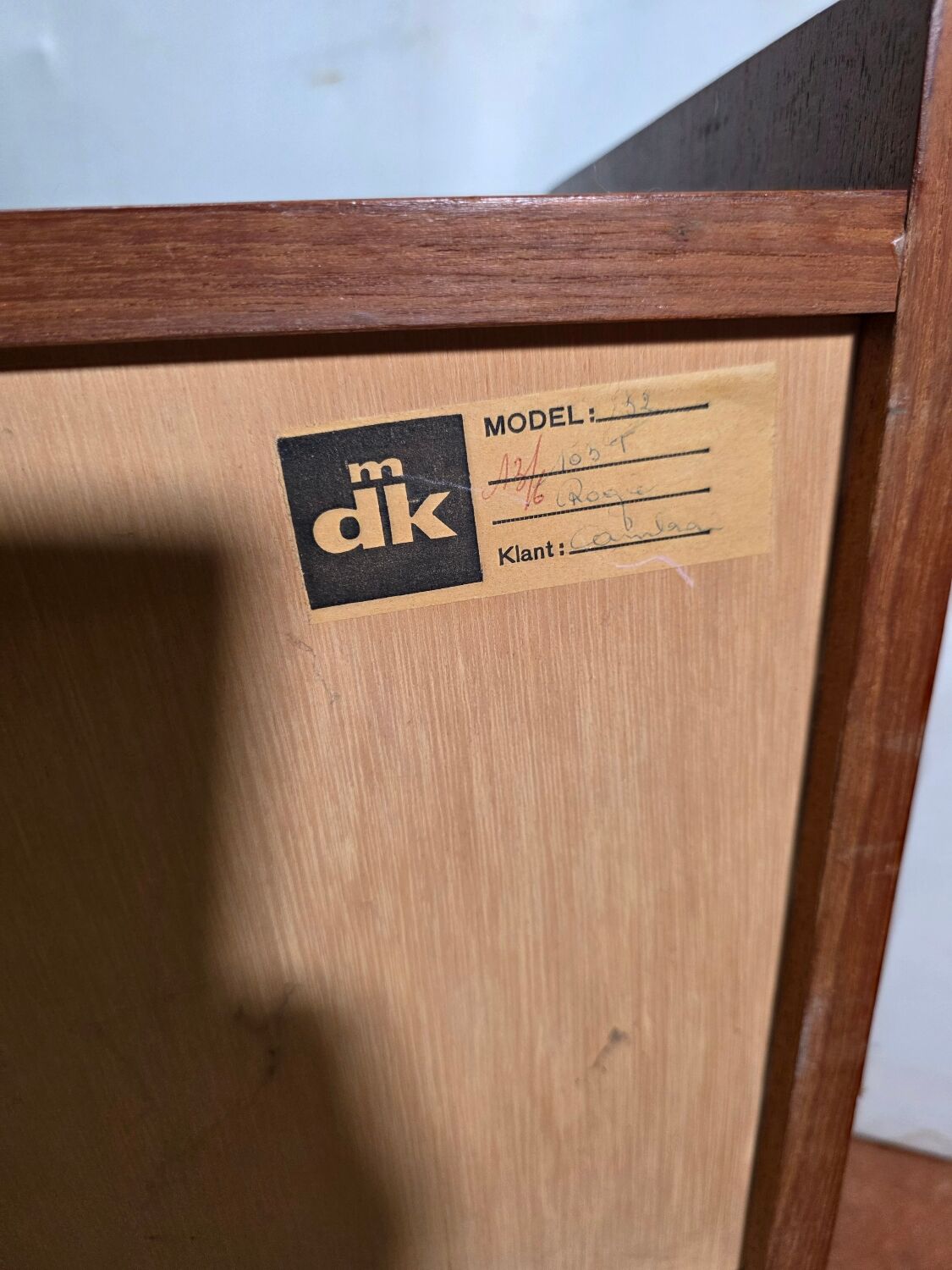 Scandinavian bedside tables by MDK design from the 1960s.