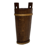 Vintage Wooden Umbrella Stand, 1960s minimalist design