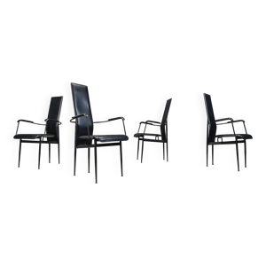 chaises de salle à manger - 1980 ensemble