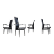 Vintage S44 dining chairs by Giancarlo Vegni for Fasem, set of 4, 1980