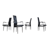 Vintage S44 dining chairs by Giancarlo Vegni for Fasem, set of 4, 1980