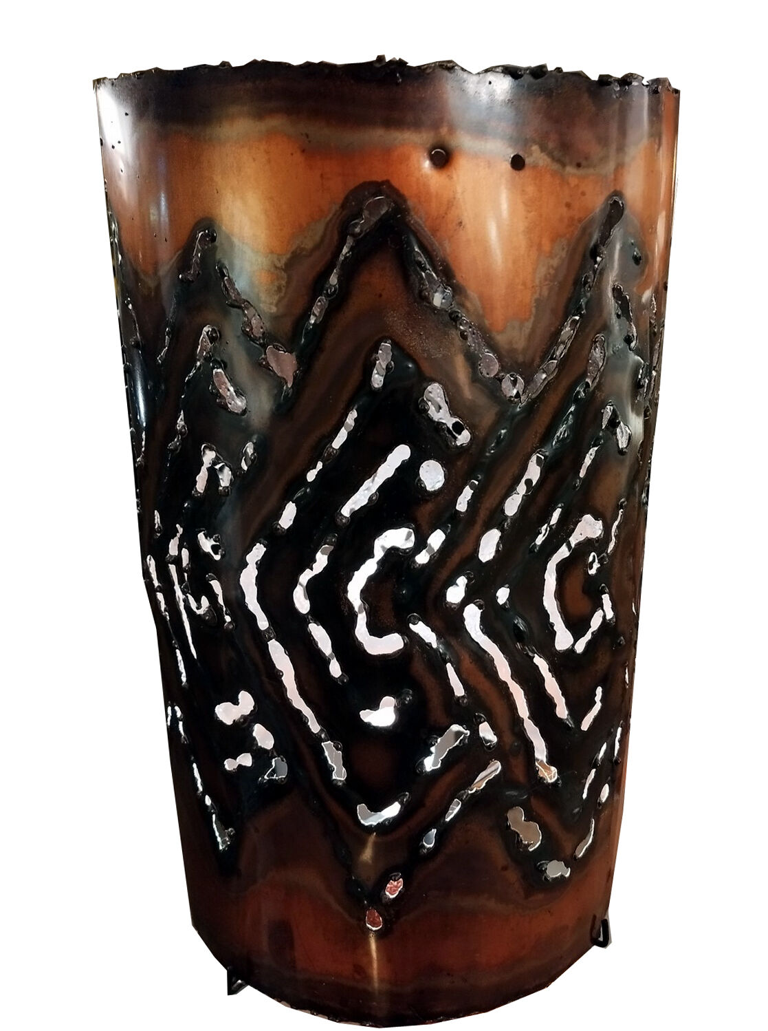 Very large Accolay lamp and its metal lampshade