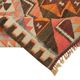 Turkish Handwoven Vintage Herki Kilim 90 cm x 344 cm