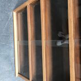 Solid oak bookcase 1950