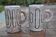 2 ceramic mugs signed db