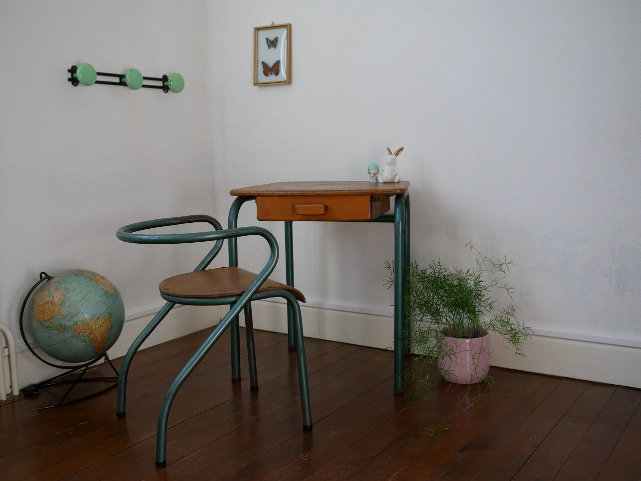 Bureau et chaise enfant Mullca 300 - Jacques Hitier