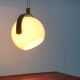 Mid-Century Swiss Space Age Plastic & Plywood Pendant Lamp from Temde, 1960s
