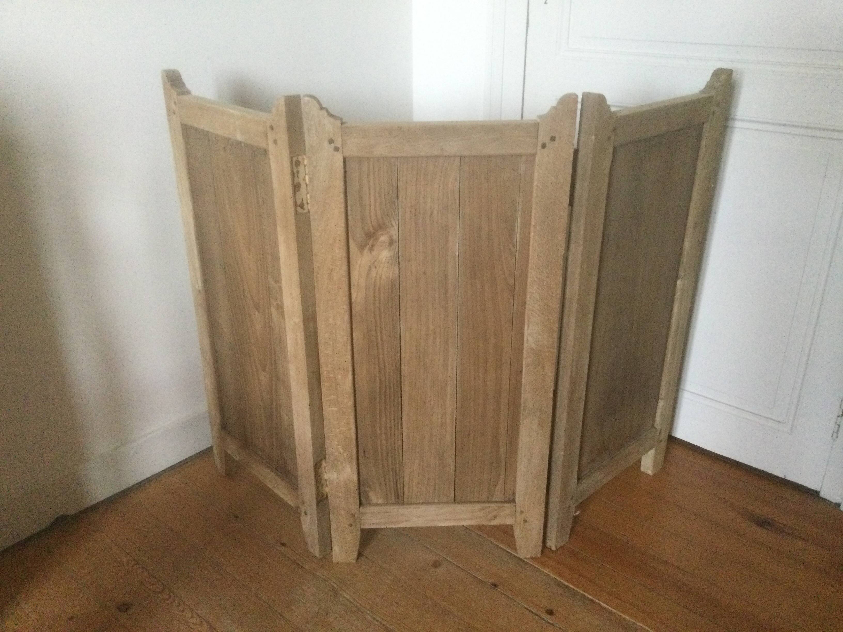Old wooden screen