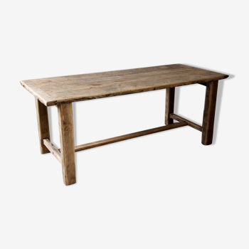 Table de ferme en bois ancienne