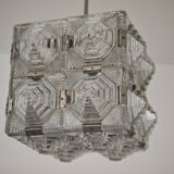 Pyramid chandelier by Jaroslav Bejvl for Preciosa, Kamenicky Senov 1967