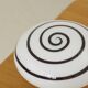 Glass lamp Swirl Zebra by Eglo vintage 80s/90s