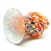 A9p kralik - art deco spatterglass vase 1930