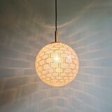Space Age glass pendant light, 1970s
