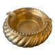 Vintage gold-plated copper/brass ashtray