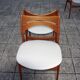 Set of 5 teak chairs by eric buch 1960