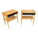 Pair of Scandinavian bedside tables by ab carlström & co möbelfabrik