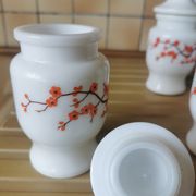 6 bathroom pots
