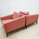 Midcentury design cubic armchairs lounge club chairs Theo Ruth Artifort set of 2