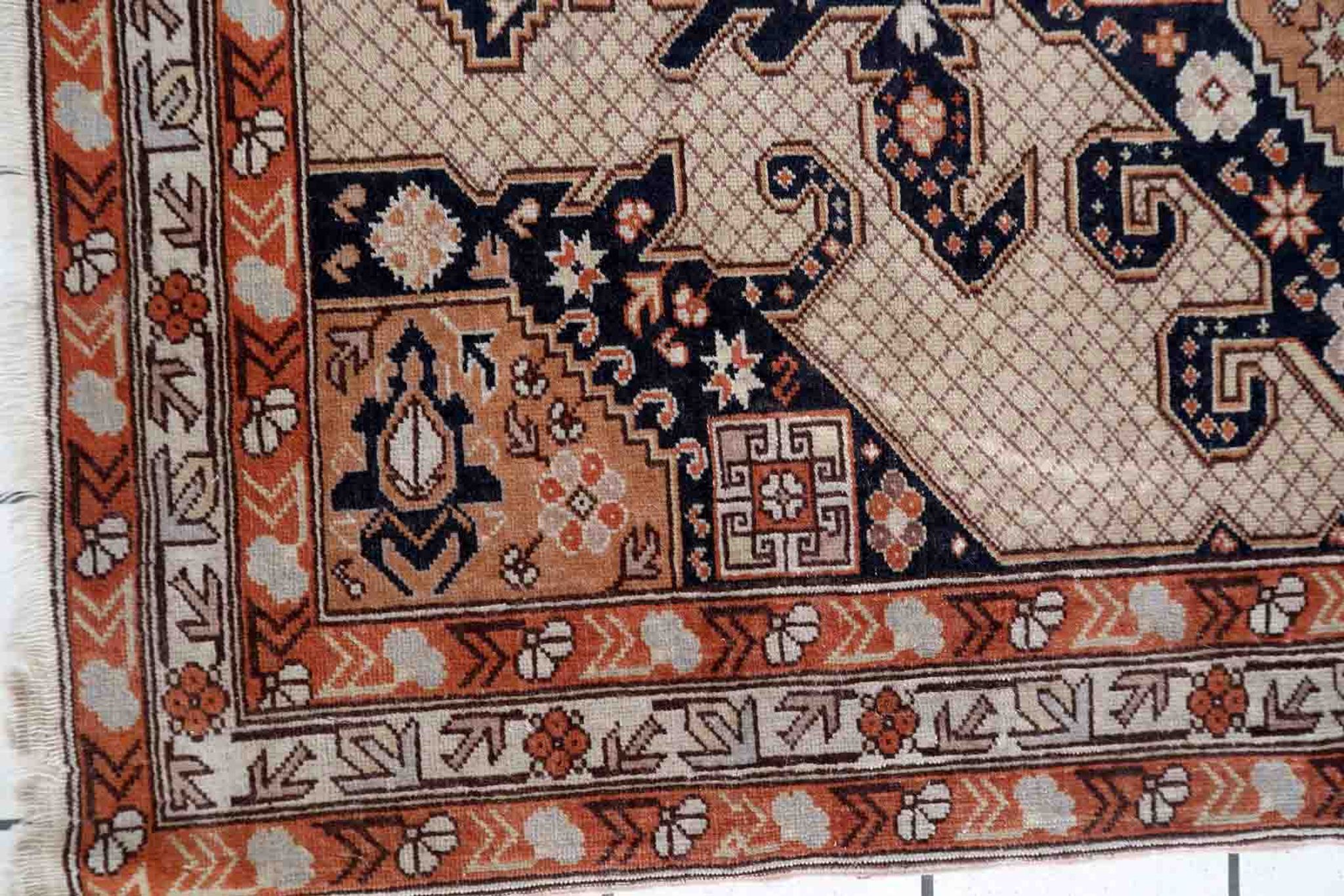 Turkish vintage Sivas rug 1950s 118x194cm