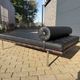 Knoll Barcelona Daybed Black Sabrina leather AS NEW!! Mies van der Rohe