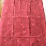 Large red tablecloth for 8 places and napkins