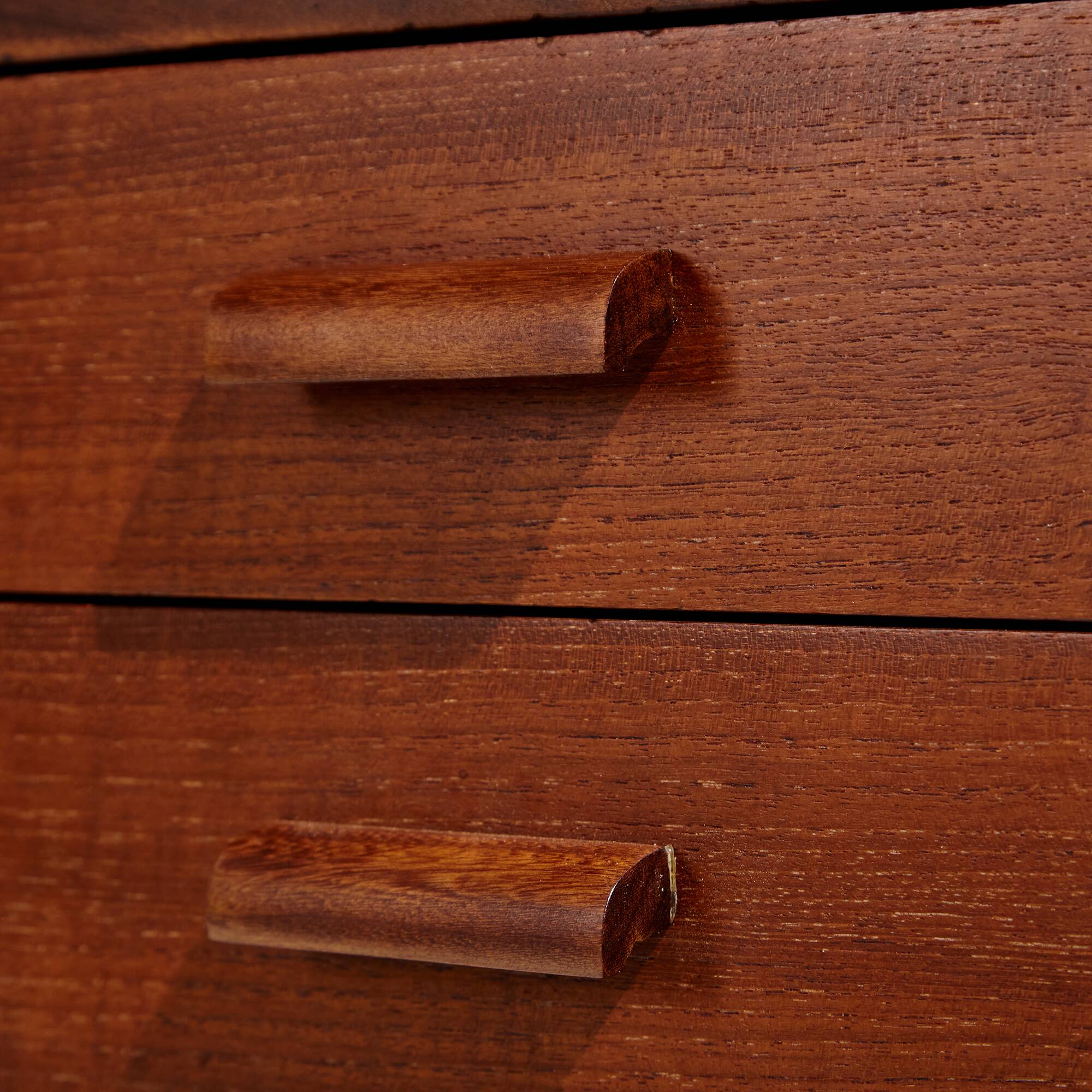 Restored teak and beech desk