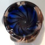 Empty ashtray blown glass pocket