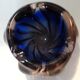 Empty ashtray blown glass pocket