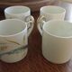 4 tasses à espresso en porcelaine de Limoges par Fabrique Royale Limoges
