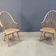 Vintage Windsor Style Dining Chairs, 1960s - Set of 6