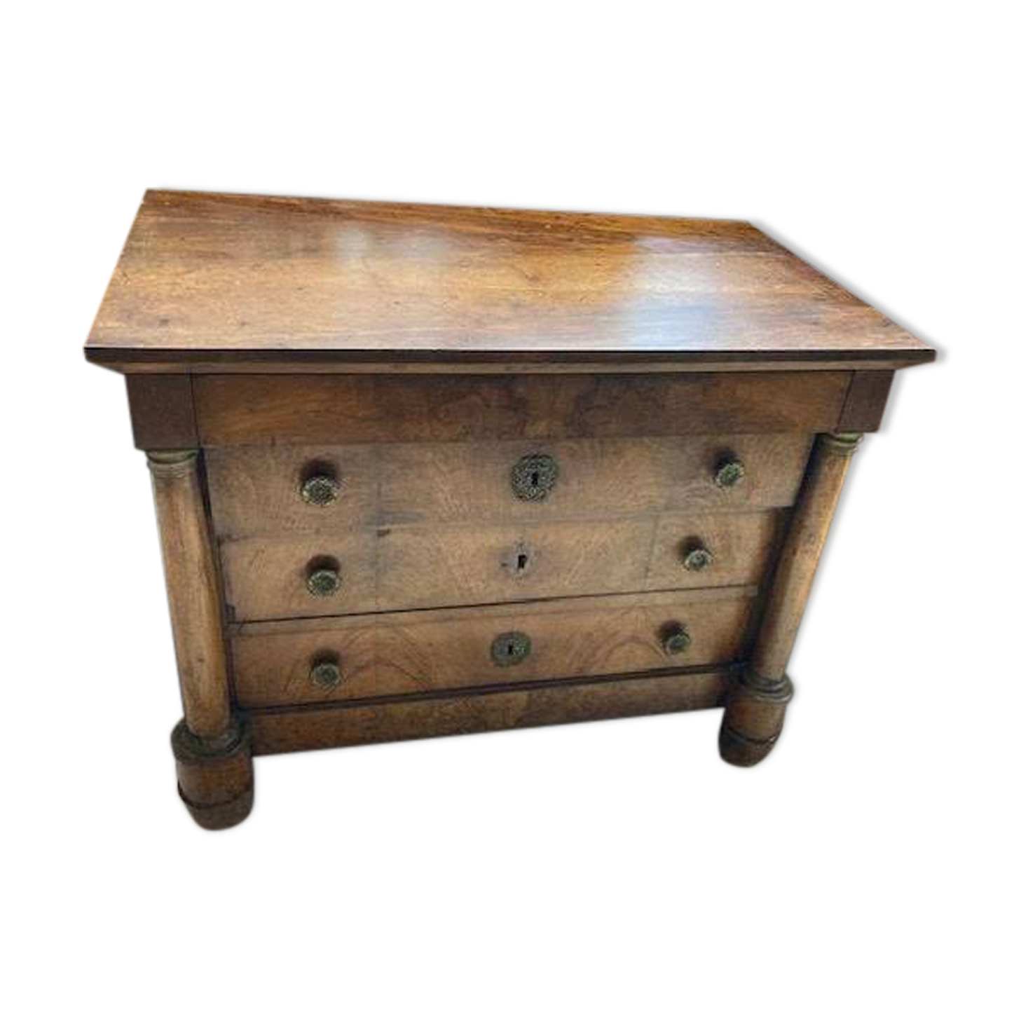 Empire style 4-drawer chest of drawers