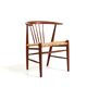 Illum Wikkelsø pour N. Eilersen rare chaise d'appoint "24GT" en teck