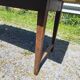 Large rustic farmhouse table bobbin legs