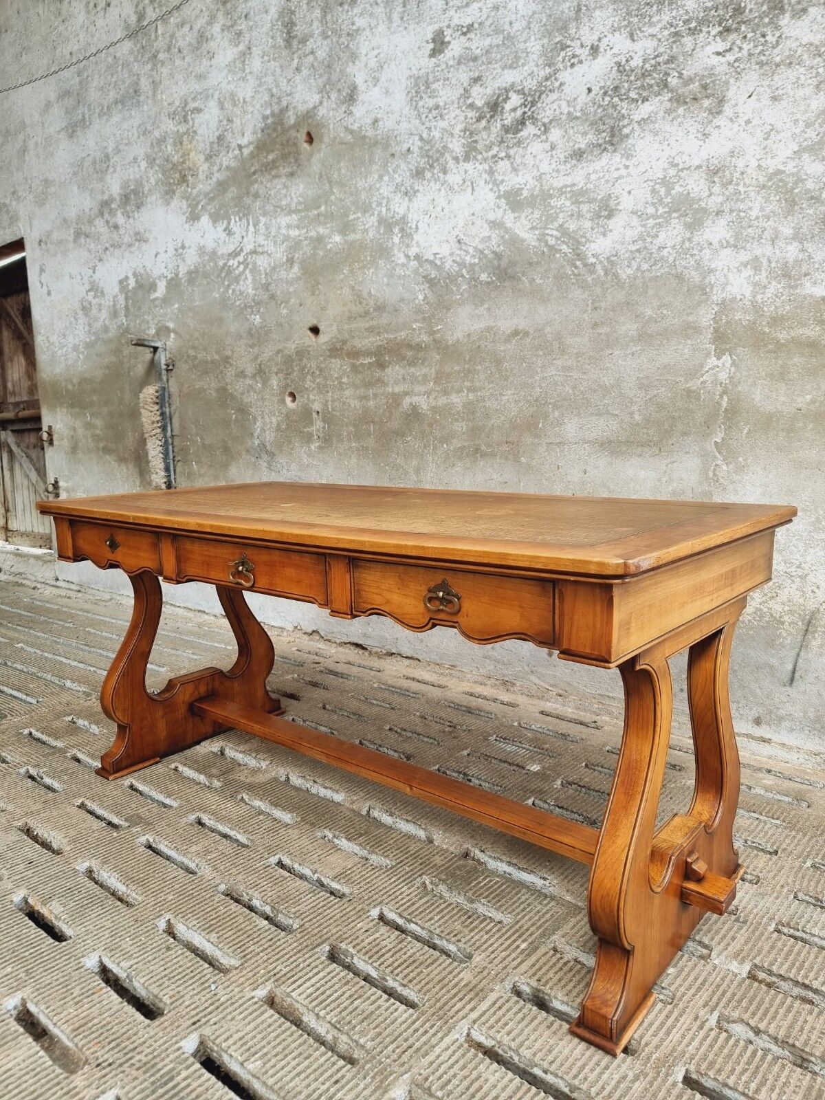 Antique table desk table N.V. Paerels