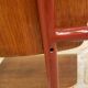 Pair of S-shaped tube school chairs