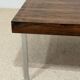 Vintage coffee table in rosewood and chrome steel – 1970s