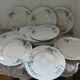 12 antique ironstone dinner plates
