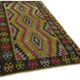 Turkish Handmade Vintage Anatolian Kilim 190 cm x 292 cm