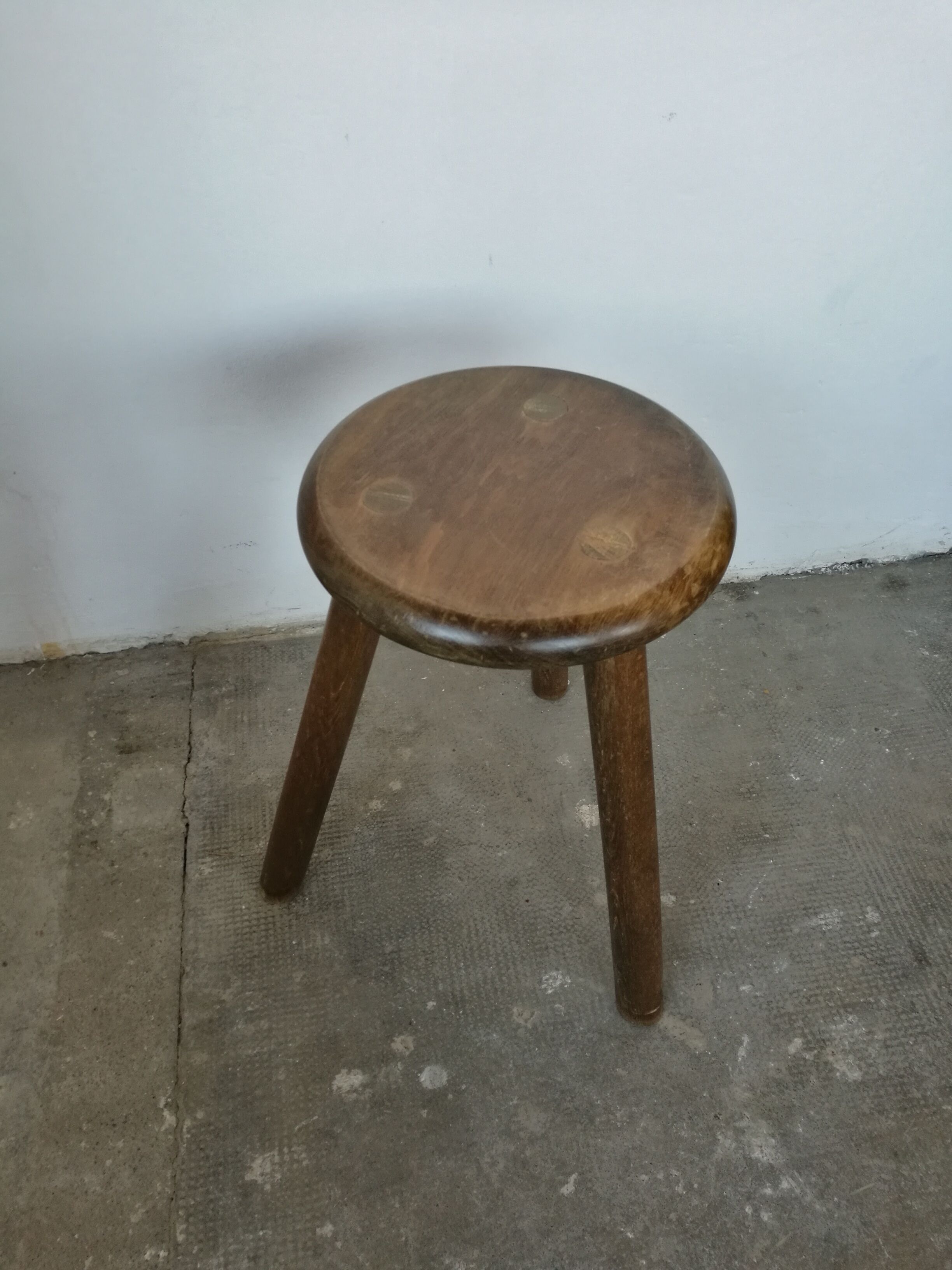 Tripod wooden stool