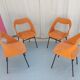 Design chairs Louis Paolozzi vintage 50s