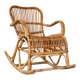 1970s rattan rocking chair