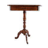 Table d’appoint sur un pilier en acajou des années 1850