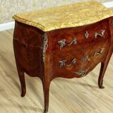 Neo-Rococco Inlaid Dresser Veneered with Mahogany, 1930
