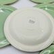 Set of 6 Keralux Boch earthenware plates