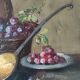 Old Still Life Oil Painting/Golden Frame/19th Century/L.Gervais