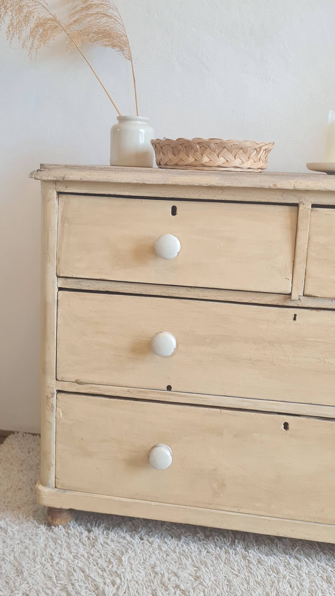 Commode ancienne de style anglais