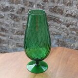 Empoli Italy blown glass vase